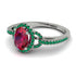 Timeless Beauty Oval Ruby Engagement Ring - Judy No. 27 image 3