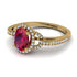 Timeless Beauty Oval Ruby Engagement Ring - Judy No. 10 image 3