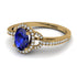 Timeless Beauty Oval Sapphire Engagement Ring - Judy No. 13 image 3