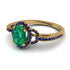 Timeless Beauty Oval Emerald Engagement Ring - Judy No. 64 image 3