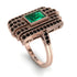 Unmatched Style Gold Baguette Emerald Ring - Jean No. 35 image 2