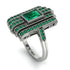 Unmatched Style Gold Baguette Emerald Ring - Jean No. 21 image 2