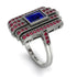 Unmatched Style Gold Baguette Sapphire Ring - Jean No. 60 image 2