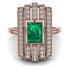 Unmatched Style Gold Baguette Emerald Ring - Jean No. 5 image 3
