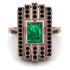 Unmatched Style Gold Baguette Emerald Ring - Jean No. 35 image 3