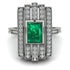 Unmatched Style Gold Baguette Emerald Ring - Jean No. 6 image 3