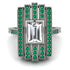 Unmatched Style Gold Baguette Diamond Ring - Jean No. 18 image 3