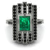 Unmatched Style Gold Baguette Emerald Ring - Jean No. 36 image 3