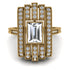 Unmatched Style Gold Baguette Diamond Ring - Jean No. 1 image 3