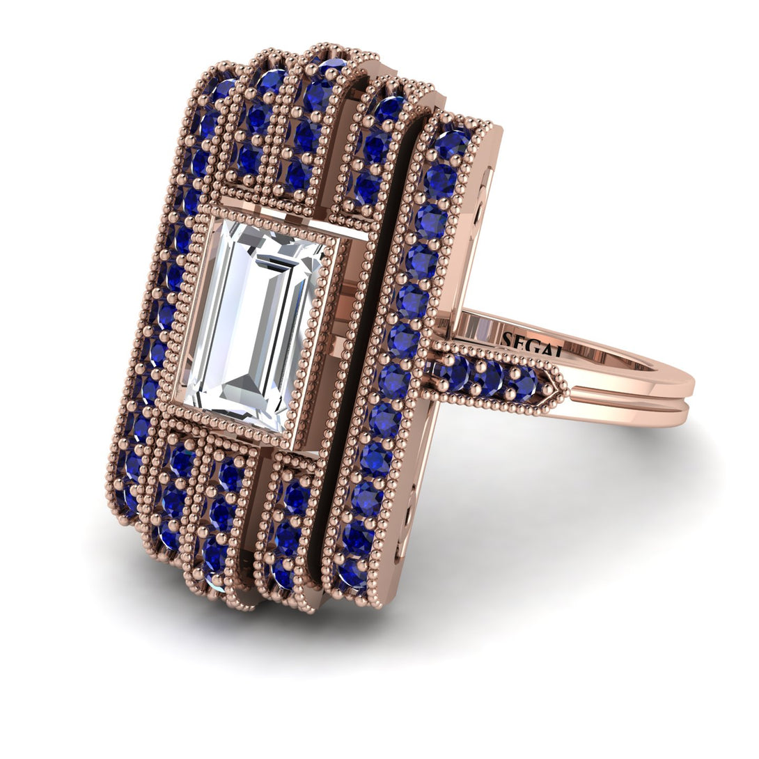 Unmatched Style Gold Baguette Diamond Ring - Jean No. 62
