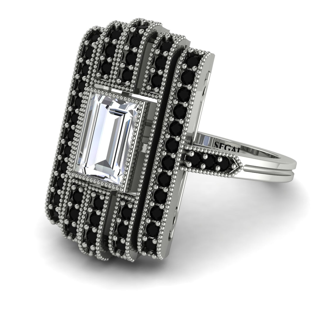Unmatched Style Gold Baguette Diamond Ring - Jean No. 33