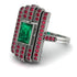 Unmatched Style Gold Baguette Emerald Ring - Jean No. 51 image 1