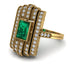 Unmatched Style Gold Baguette Emerald Ring - Jean No. 4 image 1