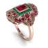 Victorian Gold Ring With Ruby - Janice No. 26 image 2