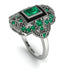 Victorian Gold Ring With Emerald - Janice No. 36 image 2