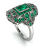 Victorian Gold Ring With Emerald - Janice No. 21 image 2