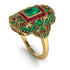 Victorian Gold Ring With Emerald - Janice No. 49 image 2