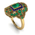 Victorian Gold Ring With Emerald - Janice No. 64 image 2