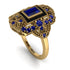 Victorian Gold Ring With Sapphire - Janice No. 43 image 2