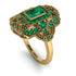 Victorian Gold Ring With Emerald - Janice No. 19 image 2