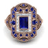 Victorian Gold Ring With Sapphire - Janice No. 14 image 3