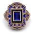 Victorian Gold Ring With Sapphire - Janice No. 44 image 3