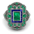 Victorian Gold Ring With Emerald - Janice No. 66 image 3