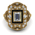 Victorian Gold Ring With Diamond - Janice No. 31 image 3