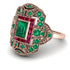 Victorian Gold Ring With Emerald - Janice No. 50 image 1
