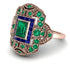 Victorian Gold Ring With Emerald - Janice No. 65 image 1