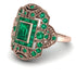 Victorian Gold Ring With Emerald - Janice No. 20 image 1
