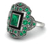 Victorian Gold Ring With Emerald - Janice No. 36 image 1