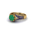 Sapphire Floral Cluster Engagement Ring  - Penelope No. 64 image 1