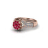 Diamond Floral Cluster Engagement Ring  - Penelope No. 11 image 1
