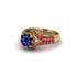 Ruby Floral Cluster Engagement Ring  - Penelope No. 58 image 1