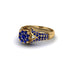 Sapphire Floral Cluster Engagement Ring  - Penelope No. 73 image 1