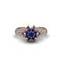 Diamond Floral Cluster Engagement Ring  - Penelope No. 14 image 3