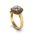Diamond Floral Infinity Engagement Ring - Brinley No. 61 image 2