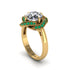 Diamond Floral Infinity Engagement Ring - Brinley No. 16 image 2