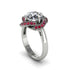 Diamond Floral Infinity Engagement Ring - Brinley No. 48 image 2