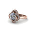 Diamond Floral Infinity Engagement Ring - Brinley No. 2 image 1