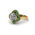 Diamond Floral Infinity Engagement Ring - Brinley No. 16 image 1