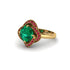 Emerald Floral Infinity Engagement Ring - Brinley No. 49 image 1