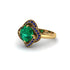 Emerald Floral Infinity Engagement Ring - Brinley No. 64 image 1