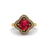 Ruby Floral Infinity Engagement Ring - Brinley No. 10 image 3