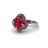 Ruby Floral Infinity Engagement Ring - Brinley No. 57 image 1