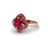 Ruby Floral Infinity Engagement Ring - Brinley No. 56 image 1