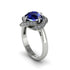 Sapphire Floral Infinity Engagement Ring - Brinley No. 15 image 2