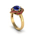 Sapphire Floral Infinity Engagement Ring - Brinley No. 58 image 2