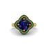 Sapphire Floral Infinity Engagement Ring - Brinley No. 28 image 3